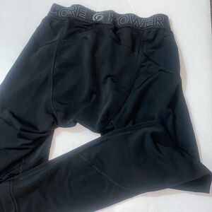 10/$50 POWER CORE COMPRESSION PANTS SIZE APPROXIMATELY XS S NO LABEL
